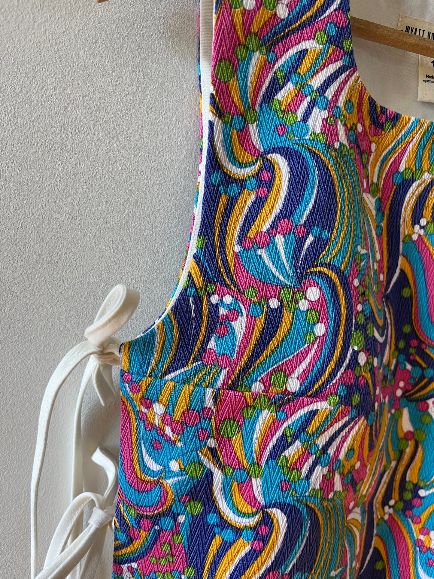 Vintage 60s Psychedelic Tie Top (XS)